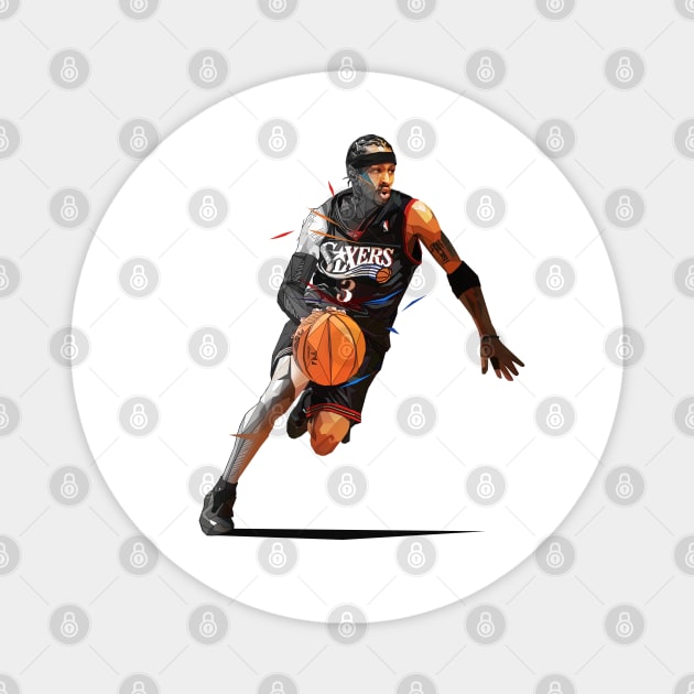 Allen Iverson Magnet by pxl_g